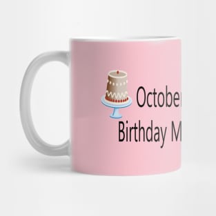 October Birthday Month Mug